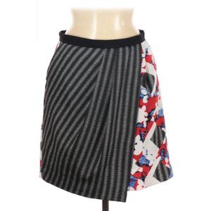 PETER PILOTTO Floral Check Print Mini Skirt